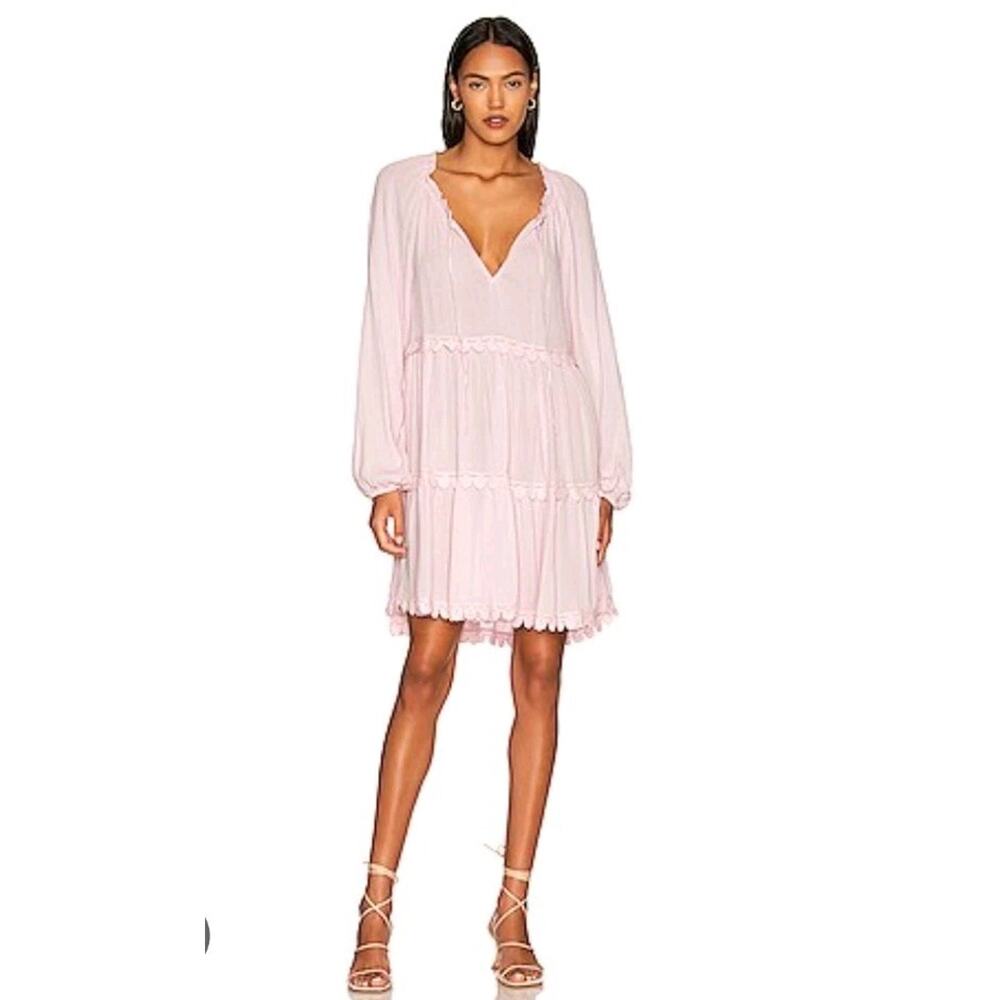 Eberjey Womens Summer Of Love Sofia Dress Lilac Pink Size S Coquette Coastal
